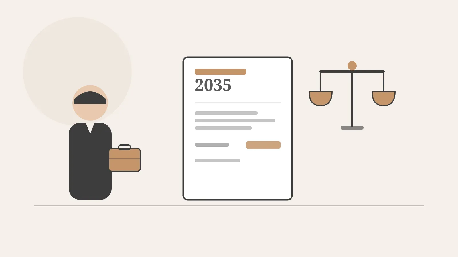 Bureau d'un professionnel libéral avec documents comptables et déclaration fiscale annuelle